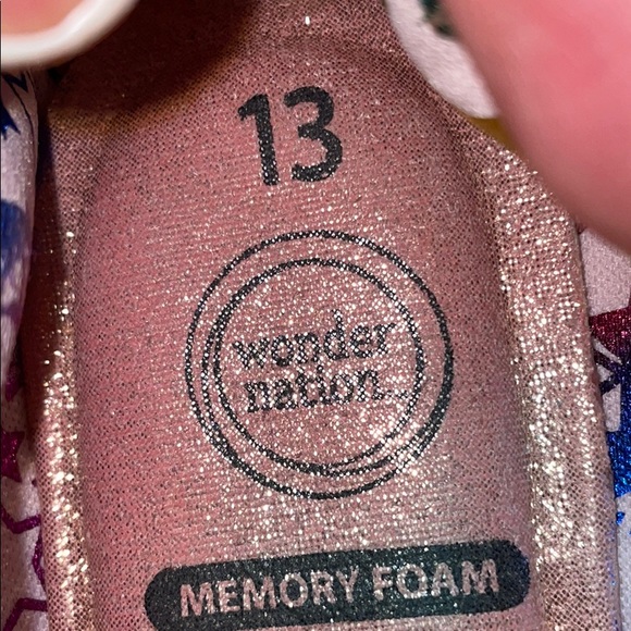 Girls pink sparkle flats - Picture 4 of 8